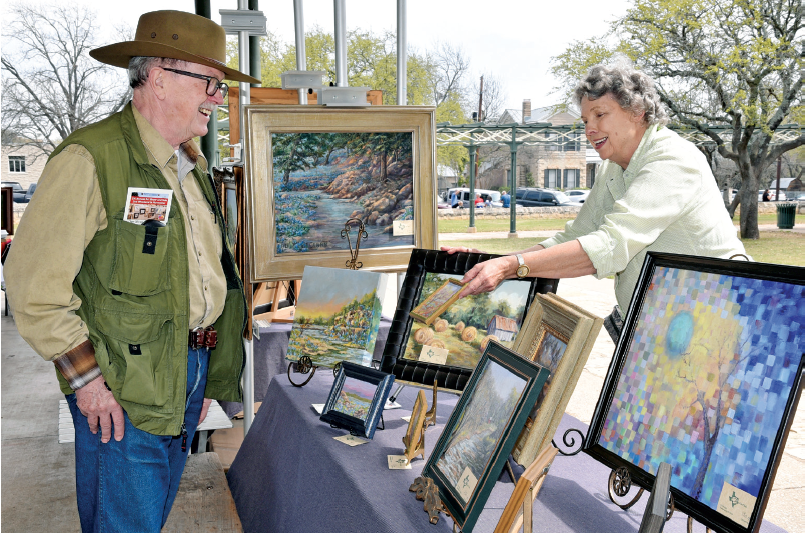The ‘pitter-patter’ of local art